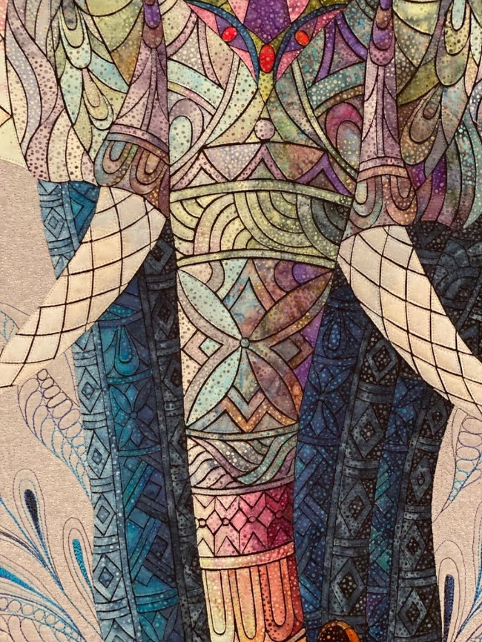 "Colourful Dream" by Lise Belanger - Detail 1